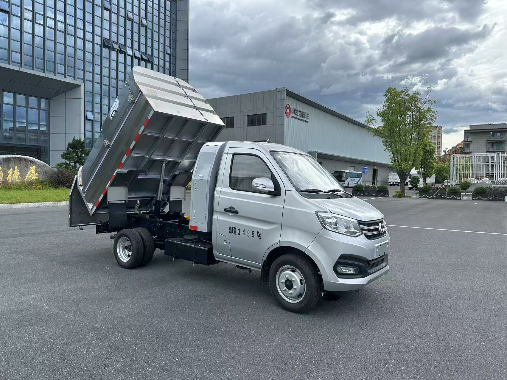 二分类不锈钢箱收集车