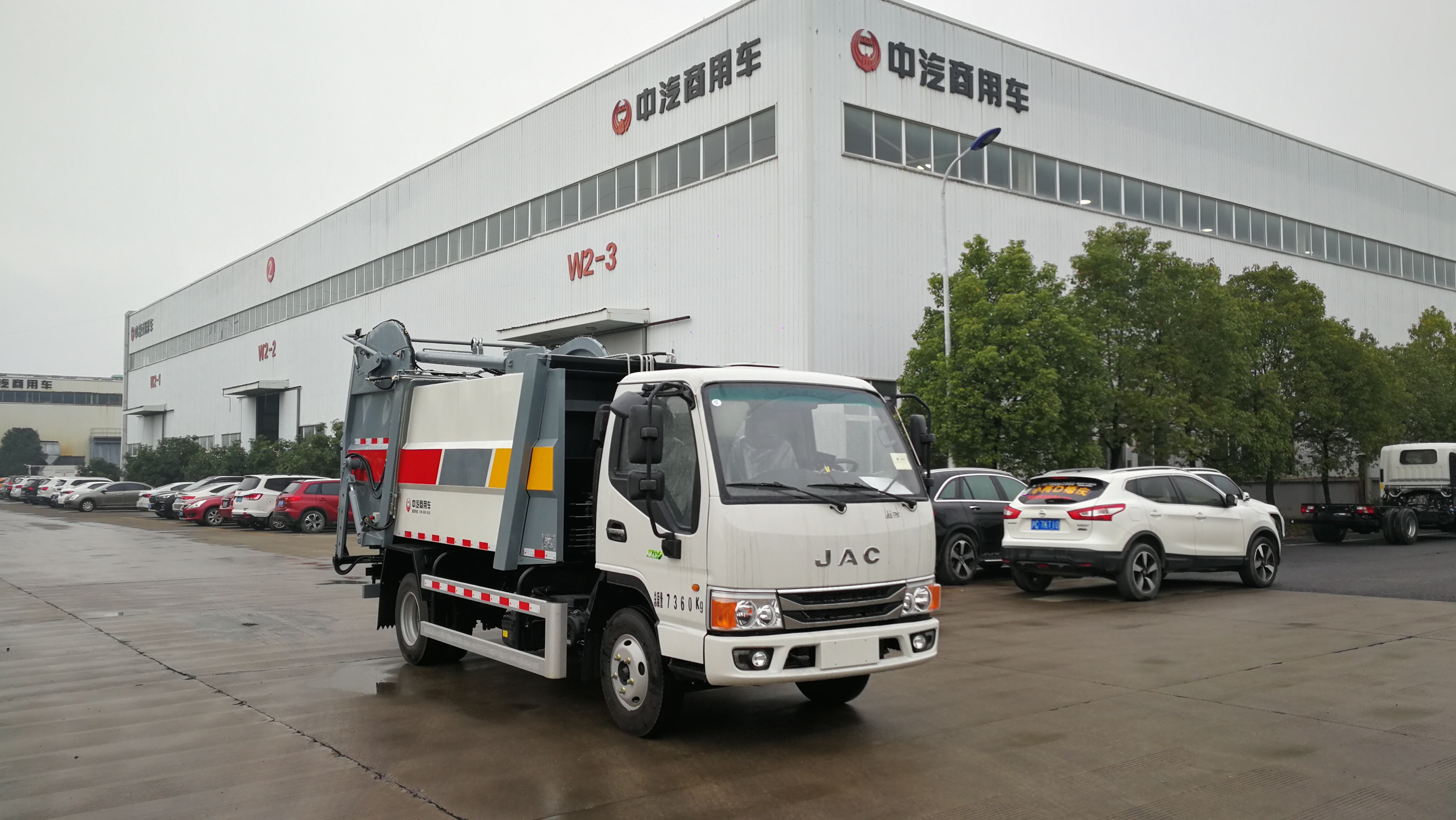 3吨江淮无滴漏压缩车